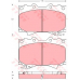 GDB3197 TRW Комплект тормозных колодок, дисковый тормоз