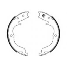 8DA 355 050-041 HELLA PAGID Комплект тормозных колодок, стояночная тормозная с