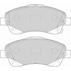 FD7109N NECTO Комплект тормозных колодок, дисковый тормоз