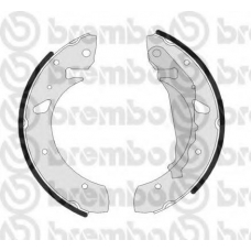 S 83 507 BREMBO Комплект тормозных колодок