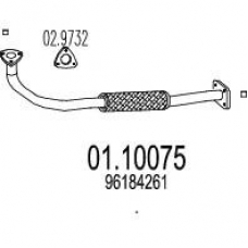 01.10075 MTS Труба выхлопного газа