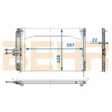 7004121 BEHR Condenser