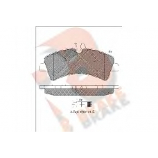 RB1849 R BRAKE Комплект тормозных колодок, дисковый тормоз