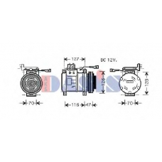 851399N AKS DASIS Компрессор, кондиционер