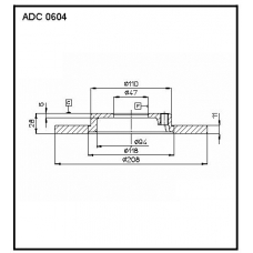 ADC 0604 Allied Nippon Гидравлические цилиндры