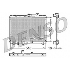 DRM50029 DENSO Радиатор, охлаждение двигателя