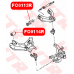 FO0114R VTR Сайлентблок нижнего рычага передней подвески