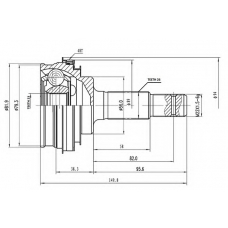 AW1510163A AYWIPARTS Шарнирный комплект, приводной вал