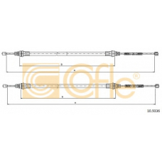 10.9336 COFLE Трос, стояночная тормозная система