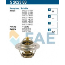 5202383 FAE Термостат, охлаждающая жидкость