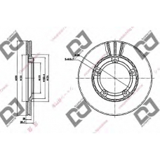 BD1255 DJ PARTS Тормозной диск