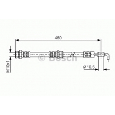 1 987 476 112 BOSCH Тормозной шланг