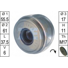 ZN5506 ERA Механизм свободного хода генератора