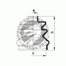 QJB282 QH Benelux Комплект пылника, приводной вал