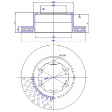 142.1331 CAR Тормозной диск