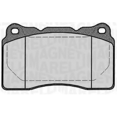 363916060499 MAGNETI MARELLI Комплект тормозных колодок, дисковый тормоз