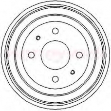 329016B BENDIX Тормозной барабан