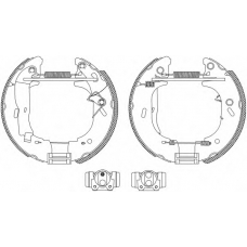 8DB 355 004-681 HELLA PAGID Комплект тормозных колодок