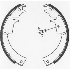 BS711 QUINTON HAZELL Комплект тормозных колодок
