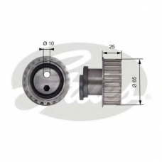 T41171 GATES Натяжной ролик, ремень грм