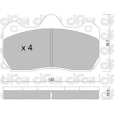 822-392-0 CIFAM Комплект тормозных колодок, дисковый тормоз