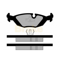 PA501 BRAKE ENGINEERING Комплект тормозных колодок, дисковый тормоз