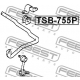 TSB-755P<br />FEBEST<br />Опора, стабилизатор