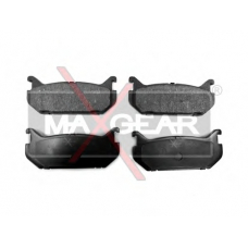 19-0460 MAXGEAR Комплект тормозных колодок, дисковый тормоз