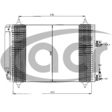300490 ACR Конденсатор, кондиционер