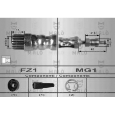 8939 Malo Тормозной шланг