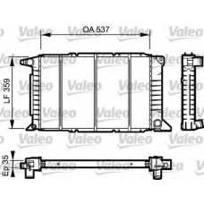 732497 VALEO Радиатор, охлаждение двигателя