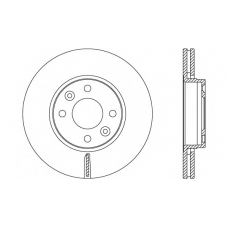 BDA2652.20 OPEN PARTS Тормозной диск