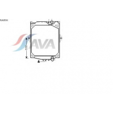 VLA2016 AVA Радиатор, охлаждение двигателя