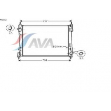 FT2312 AVA Радиатор, охлаждение двигателя