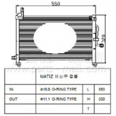 PXNCC-006 Parts mall Конденсатор, кондиционер