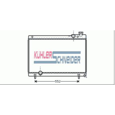 0200241 KUHLER SCHNEIDER Радиатор, охлаждение двигател