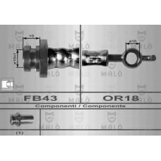 8617 Malo Тормозной шланг