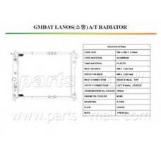 PXNDC-028 Parts mall Радиатор, охлаждение двигателя