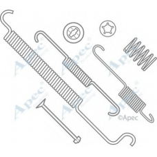 KIT789 APEC Комплектующие, тормозная колодка