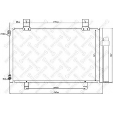 10-45567-SX STELLOX Конденсатор, кондиционер