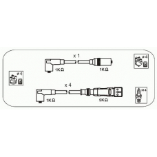 ABM63 JANMOR Комплект проводов зажигания