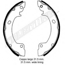 046.200 TRUSTING Комплект тормозных колодок