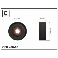 498-00 CAFFARO Натяжной ролик, поликлиновой  ремень