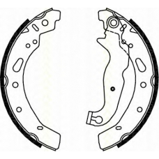 8100 16012 TRISCAN Комплект тормозных колодок
