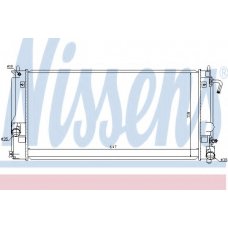 64822 NISSENS Радиатор, охлаждение двигателя