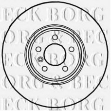 BBD5824S BORG & BECK Тормозной диск