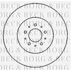 BBD4680 BORG & BECK Тормозной диск