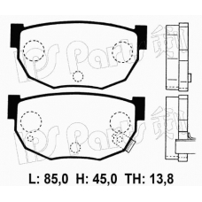 IBR-1122 IPS Parts Комплект тормозных колодок, дисковый тормоз