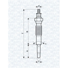 062900063304 MAGNETI MARELLI Свеча накаливания