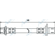 HOS3210 APEC Тормозной шланг